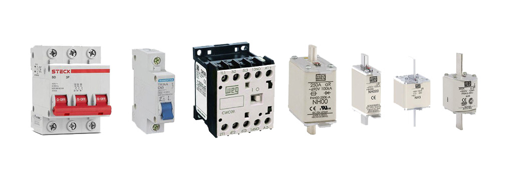 Dijuntores, Contadores, Fusíveis